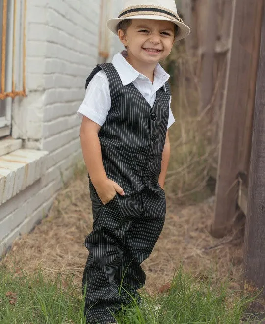 Toddler Boys Pinstripe Dress Pants