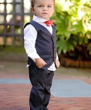 Toddler Boys Pinstripe Dress Pants