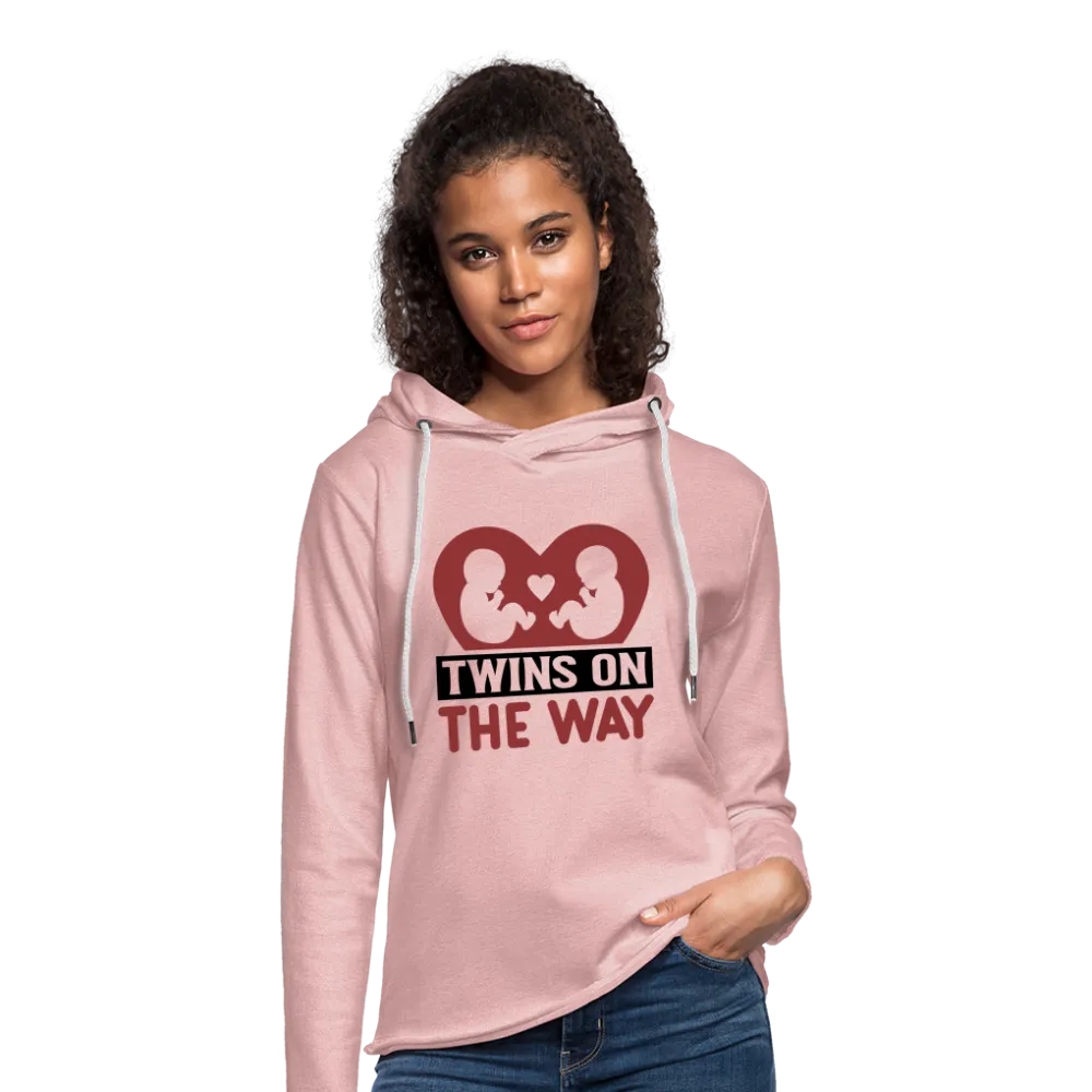 Twins on the Way Lightweight Terry Hoodie