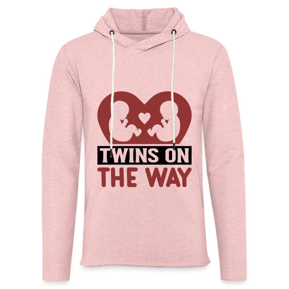 Twins on the Way Lightweight Terry Hoodie