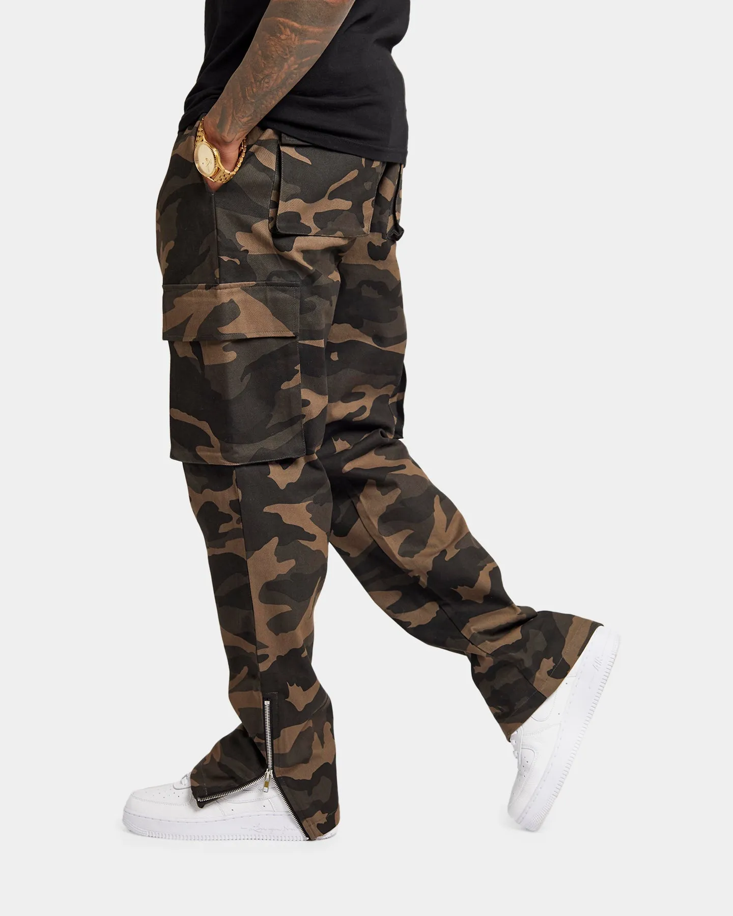 XXIII Carl Cargo Pants Dark Camo