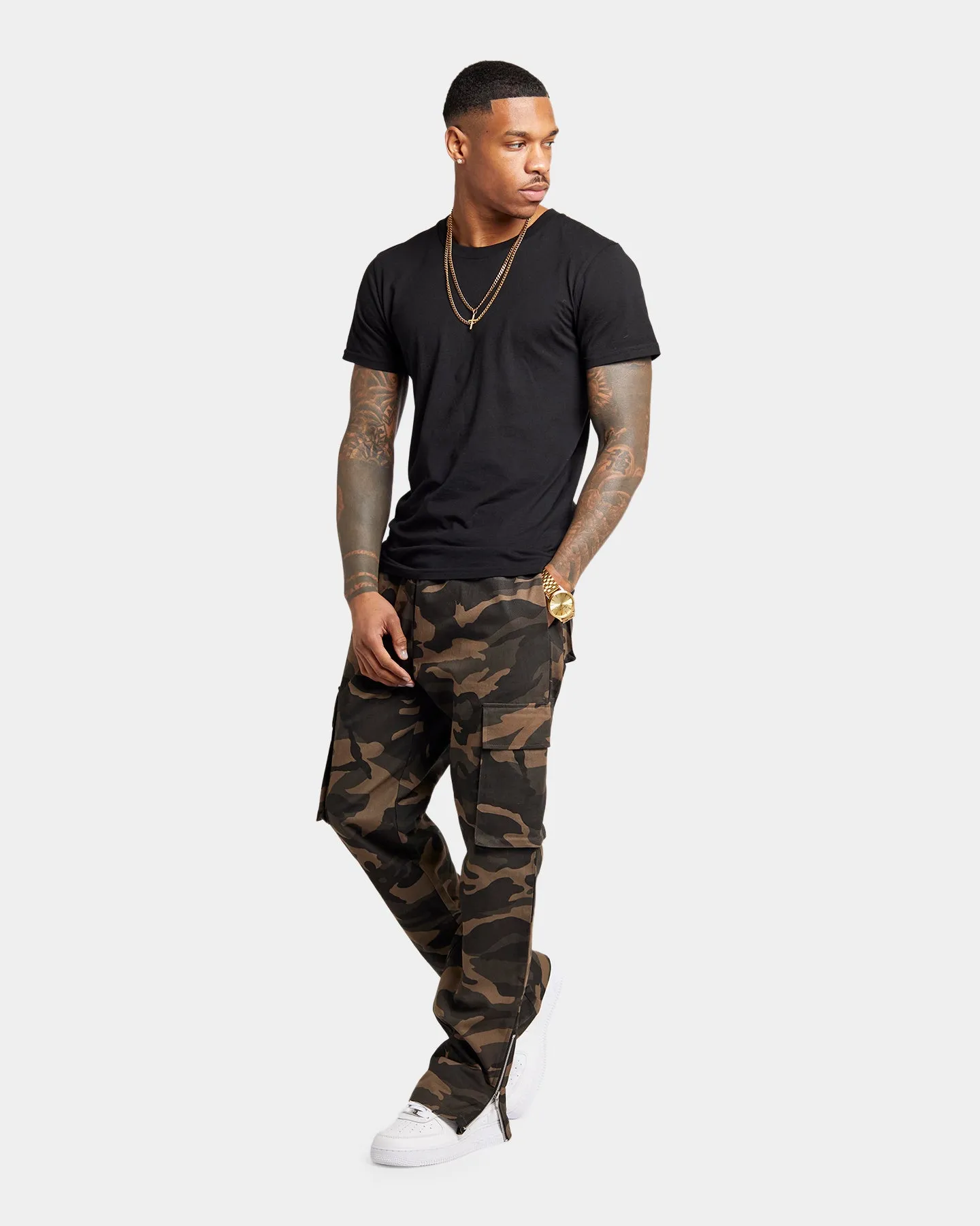 XXIII Carl Cargo Pants Dark Camo