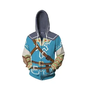 Yirugu Men Link Hoodie Link Cosplay Hoodies Halloween Costumes for Boys